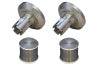Torque Solution HKS Blow Off Valve Adapter w/ Plugs: BMW 135 335i 535i X5 n54 ONLY