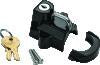 Kuryakyn Universal Helmet Lock 1-1/4-1-1/2 Black