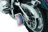 Kuryakyn Lighted Curved Vertical Side Mount License Plate Holder