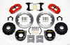 Wilwood Narrow Superlite 4R Rear P-Brk Kit 12.88in Red Mopar/Dana 2.36in Off w/Snap Ring Bearing