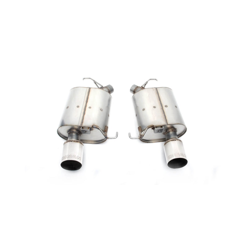 Dinan 11-16 BMW 535i (F10) Free Flow Axleback Exhaust System - Polished Tips