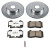 Power Stop 08-23 Dodge Challenger Rear Z26 Street Warrior Brake Kit