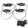 Oracle Dodge Challenger 08-14 LED Waterproof Halo Kit - ColorSHIFT w/ 2.0 Controller