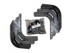 Lund 97-04 Dodge Dakota Quad Cab EZ Running Board Mounting Bracket Kit - Brite