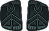 Kuryakyn Spear Mini Boards Without Adapter Satin Black