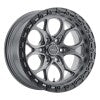 Weld 17x9 Ledge 6 6x139.7 ET-12 BS 4.50 Satin GUN / Satin BLK Ring 106.1