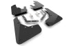 Rally Armor 23-26 Honda CR-V Black Mud Flap - Metallic Black Logo