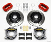 Wilwood Dynapro Low-Profile 11.00in P-Brake Kit Drill-Red Impala 59-64 / Corvette 57-62