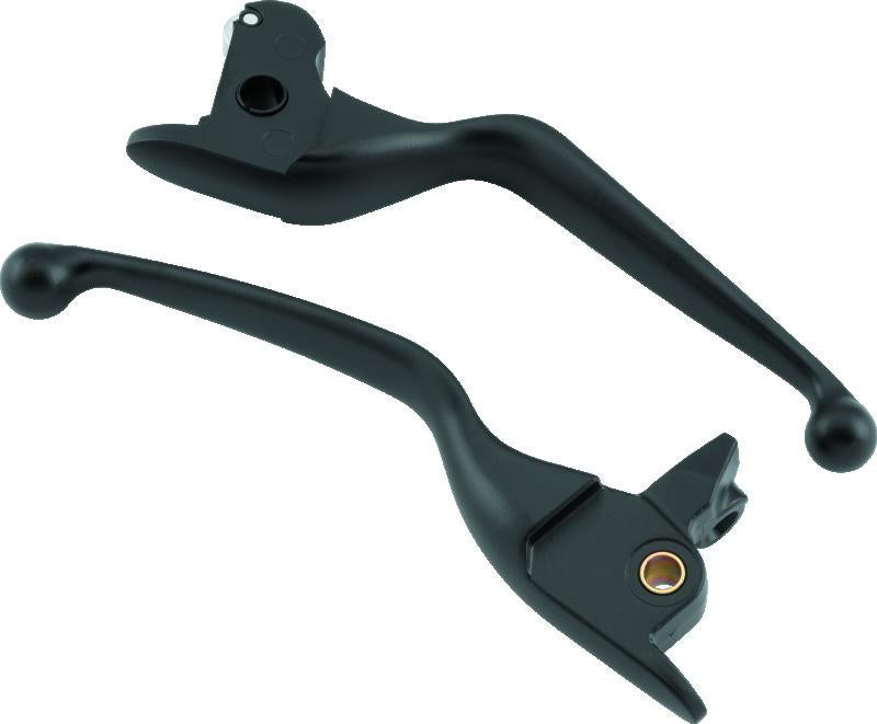 Bikers Choice 14-16 FLH FLT Black Hydraulic Clutch / Brake Lever Set