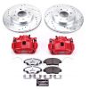 Power Stop 15-19 Honda Fit Front Z26 Street Warrior Brake Kit w/Calipers