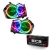 Oracle 05-07 Jeep Grand Cherokee SMD HL (Non-HID) - ColorSHIFT w/ BC1 Controller