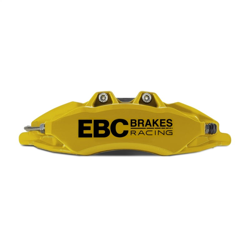 EBC Racing 17-22 Honda Civic Type-R (FK8) Yellow Apollo-6 Front Right Caliper