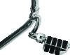 Kuryakyn Longhorn Offset Dually ISO Peg With 1-1/2in Clamp Chrome