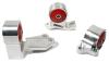 Innovative 88-91 Civic B-Series Black Aluminum Mounts 60A Bushings (Cable to Hydro Conversion)